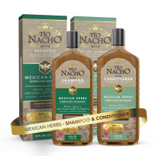 Posilujc ampon a kondicionr Tio Nacho Mexican Herbs s mater kaickou - 14 fl oz | Vivn sloen Aloe Vera Jojoba Rosemary pro siln a zriv v
