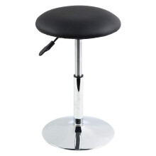 Furwoo Short Round spa sgabello Make Up Sgabello ALTIVABILE Vanity Sgabello Give Benca girevole per soggiorno camera da letto Nero