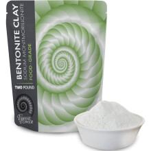 Power fossile Bentonite Argile Food Grade Powder 2 lb - Pure et naturel pour la desintoxication de dentifrice et plus - guerir la peau endommagee