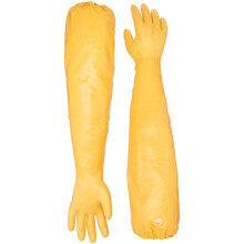Showa Atlas 772 M Nitril Chemikalienresistente Handschuhe, 26", Gelb