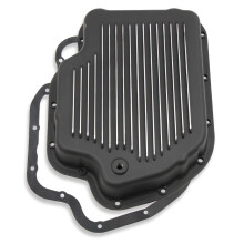 Mr Gasket Automatic Transmission Oil Ban GM TH-400 Aluminio negro