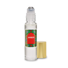Amber Parfümöl Roll-On - Alkohol-Freie Düfte für Frauen und Männer von Nemat Fragrances, 10 ml / 0,33 fl oz, Verpackung kann variieren