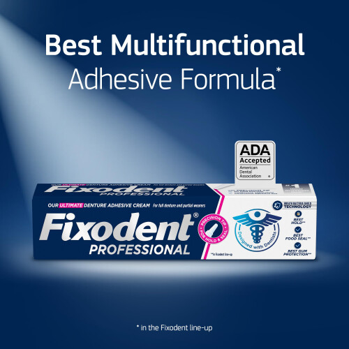 Fixodent Professional Adeziv pentru Proteze, 1.8 oz, Pachet de 3 2