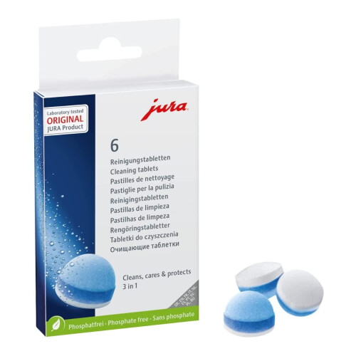 Jura 3-Fasen 6 Reinigingstabletten