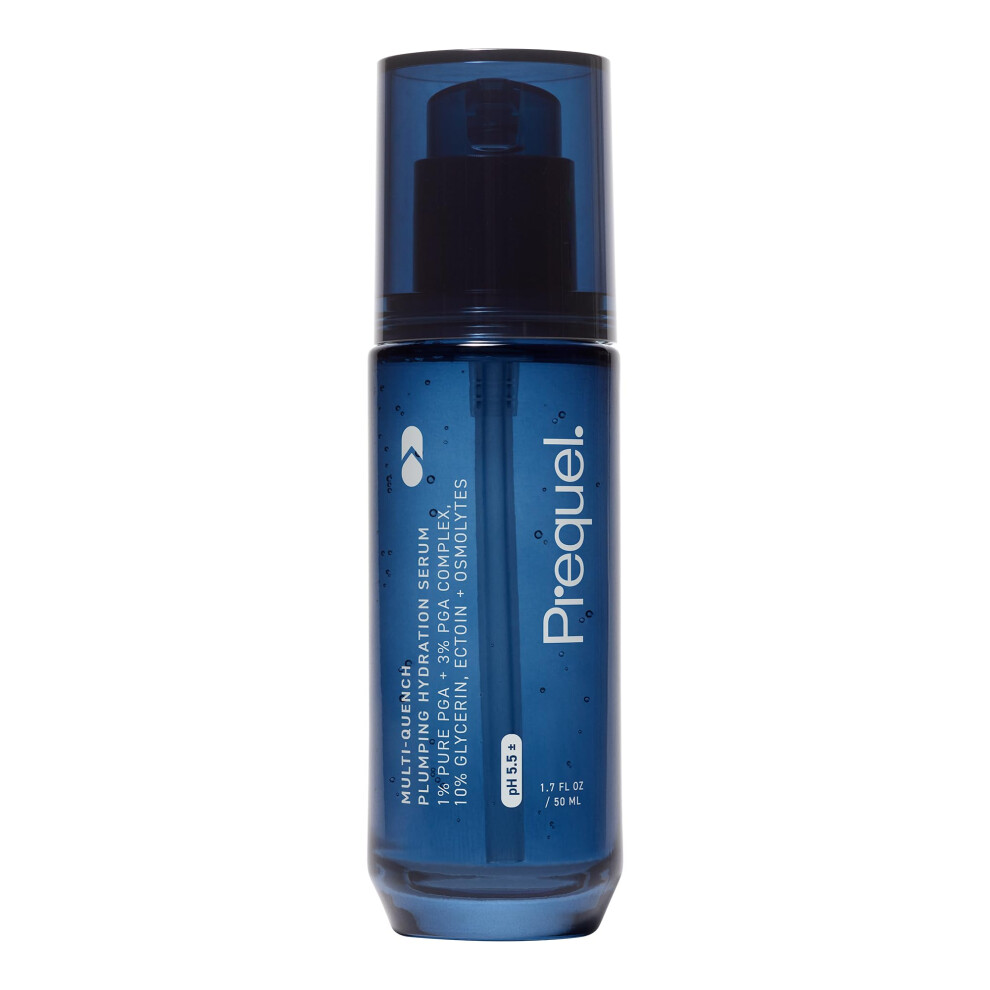 Prequel Skin Multi-Quench Plumping Hydration Serum - Pga Glycerin Osmolytes + Ectoin, 1.7 Fl Oz | B0d9mr13r4