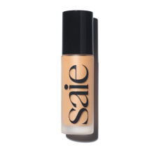 Saie Glowy Super Skin Tint Flytande Foundation - Fuktgivande Serum Foundation med Lätt, Medium Täckning