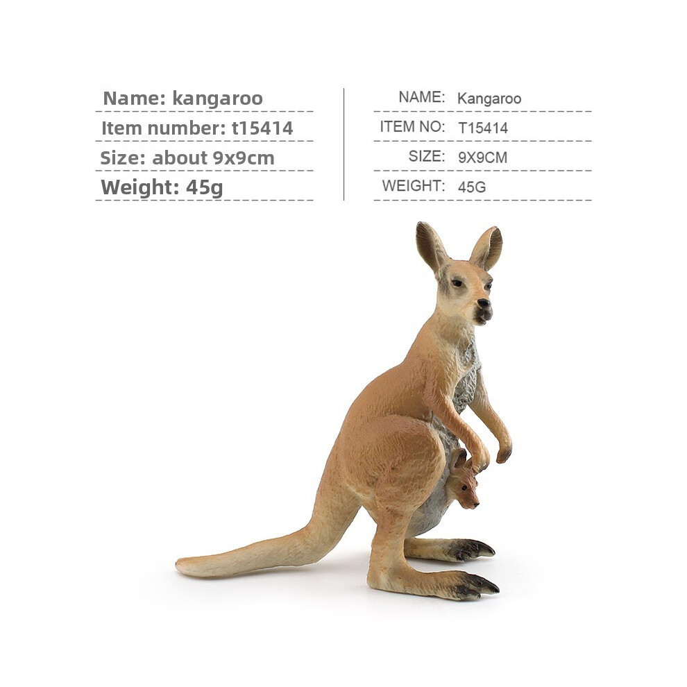 (Kangaroo ) Animal Models Squirrel Kids Educational Toys For Cognitive Development And Play