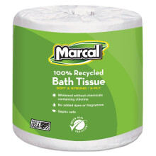 Marcal 6079 Tissue de bao 2-capas 336 Shts/Roll 48 Rolls/CT White
