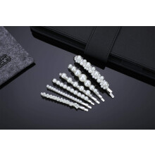 Pearl Hair Clips Barrettes Silver Wedding Decorative Bobby Pins Women Girls Bridal Her Valentines Mothers Day Birthday Prom Party Daily Wear Hair