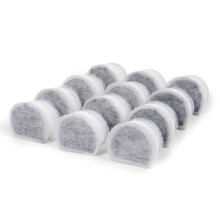 Filtri a Carbonio di Ricambio PetSafe Drinkwell, per Fontane d'Acqua Ceramica da 2 Galloni, 12-Pack, Bianco