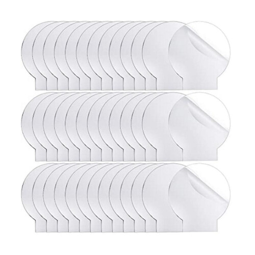 36pcs Acrylic Sheet Clear Cast for Led Base, Thick Acrylic Blanks, Round