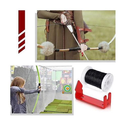 2 Pieces Bowstring Separator Bowstring Serving Thread Sight Iner Red Archery Bowstring Se 2