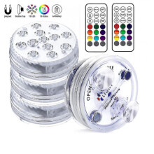 4pcs Bathtub Hot Tub Light Waterproof Swimming Pool Light