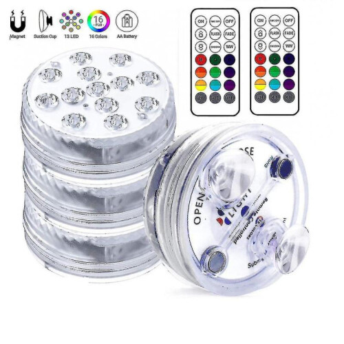 4pcs Bathtub Hot Tub Light Waterproof Swimming Pool Light