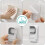 3 Pcs Broom Holder Wall Mount Self Adhesive No Drilling Mop Grippers 4