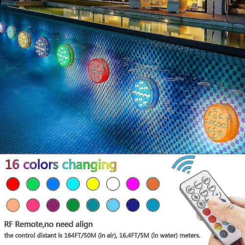 4pcs Bathtub Hot Tub Light Waterproof Swimming Pool Light 2