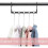 6 Pack Magic Hangers Space Saving Hangers Closet Space Saver Hanger Organizer Multi Hangers Sturdy Plastic for Heavy Clothes 3