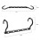 6 Pack Magic Hangers Space Saving Hangers Closet Space Saver Hanger Organizer Multi Hangers Sturdy Plastic for Heavy Clothes 5