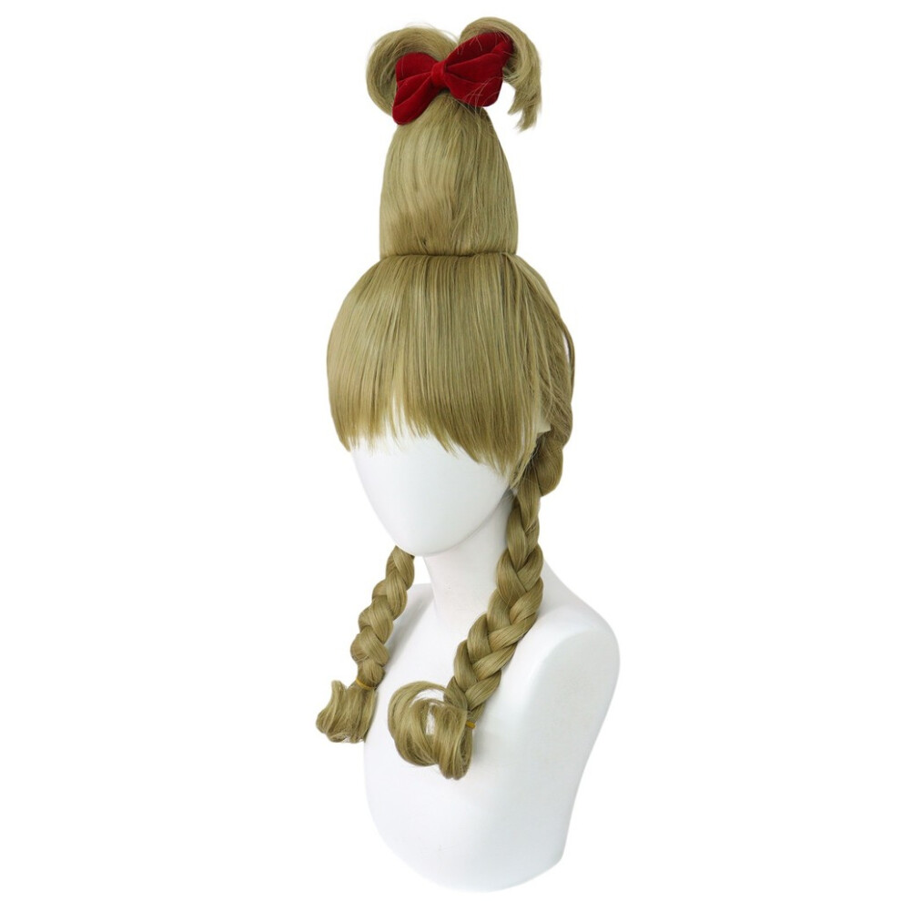 Grinch Cindy The Lou Cosplay Wig With Breathable Design Anime For Enthusiasts