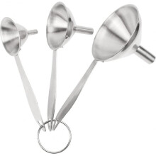 Stainless Steel Mini Funnels for Transferring Of Liquid Fluid Dry Ingredients