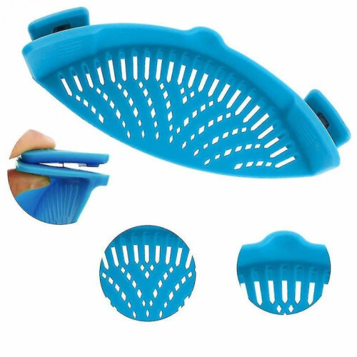 Silicone Colander Connect Colander To Pot To Drain