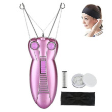 Barsinfi Ladies Facial Epilator Electric Ladies Beauty Epilator Facial Threading Depilation Razor Facial Massager Ramen Delicate Device Depilation (