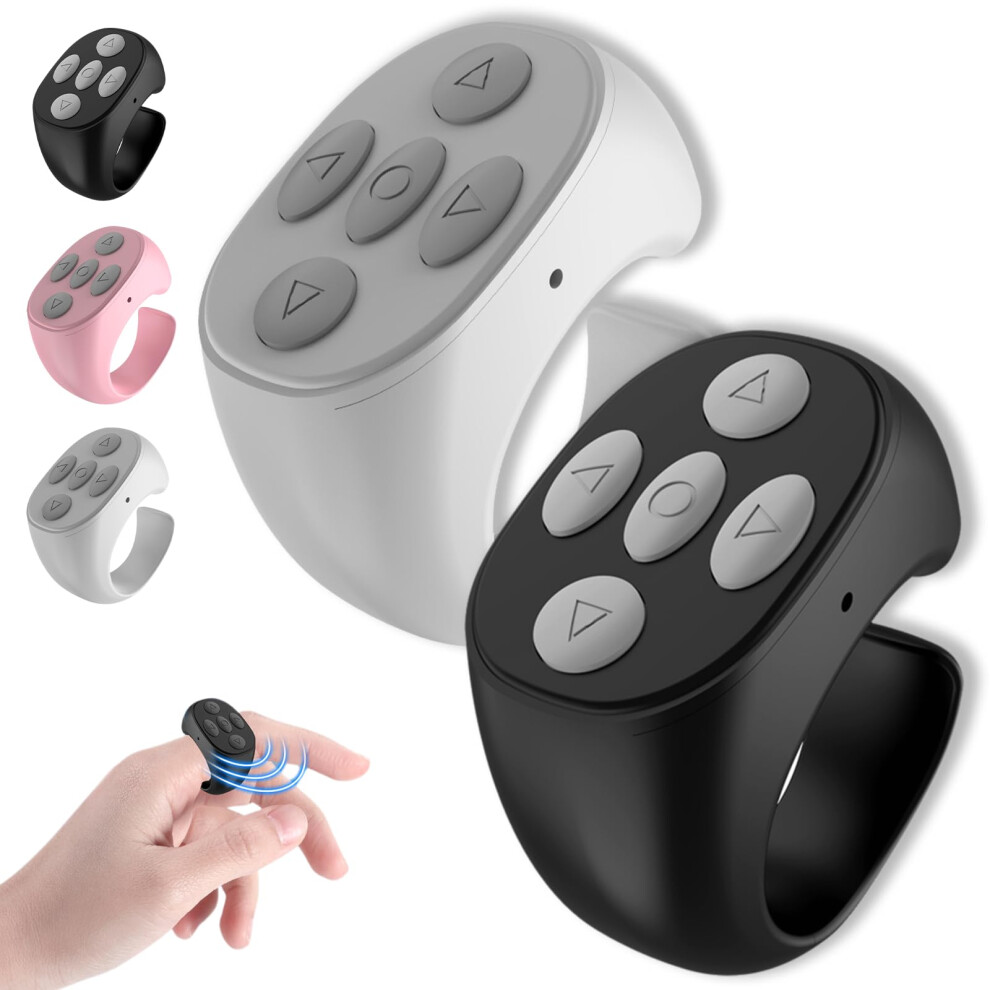 Fingertip Wireless Bluetooth, Page Turner, Phone Scroller, Selfie Controller Ring 940534674561