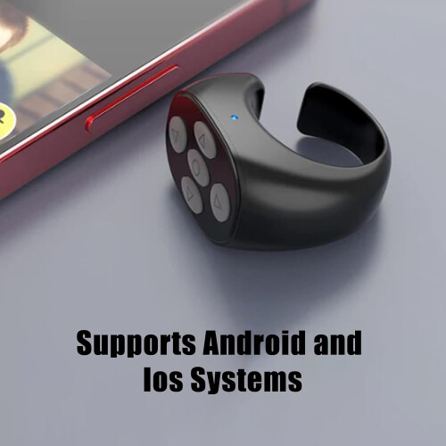 Fingertip Wireless Bluetooth, Page Turner, Phone Scroller, Selfie Controller Ring 1