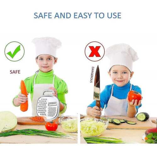Cheese Grater for Kitchen Cheese Grater with Container And Lid for Vegetables, Ginger 2