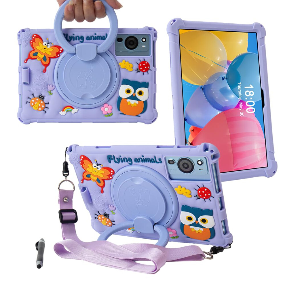 10.1 Inch Android Tablet Case For Onn 10.1, Apolosign Em101a,Wdyqje A55,Teclast P30, Purple 820064774101
