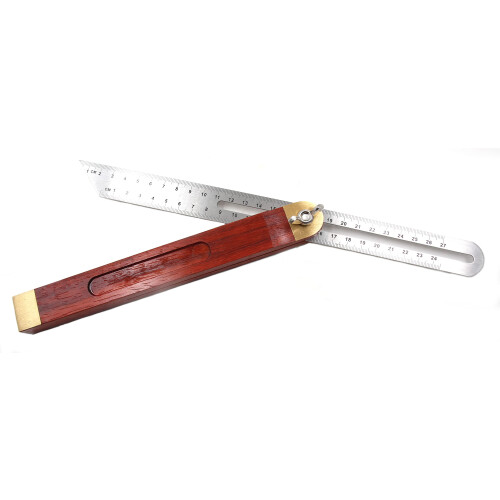 Stainless Steel Square Combination Square Ruler (27CM)