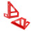 45/90 Degree Triangle Ruler Scriber, Woodworking Square Protractor, Aluminum Alloy 4