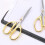 5' All Stainless Steel Office Scissors,Ultra Sharp Blade Shears,Sturdy Sharp Scissor for Office 5
