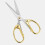 5' All Stainless Steel Office Scissors,Ultra Sharp Blade Shears,Sturdy Sharp Scissor for Office 2