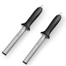 Sharpener Set Dual Grit Diamond Sharpening Tool, Coarse 400 Grip Fine 1000 Grip for All