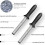 Sharpener Set Dual Grit Diamond Sharpening Tool, Coarse 400 Grip  Fine 1000 Grip for All 2
