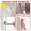 3 Pcs Stainless Steel Pry Bar Set, 3 Sizes Mini Flat Pry Bar Multipurpose, Trim Puller Tools 4