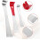 3 Pcs Stainless Steel Pry Bar Set, 3 Sizes Mini Flat Pry Bar Multipurpose, Trim Puller Tools 2