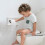 (Silver) Toilet Paper Holder No Punching Stainless Steel 4