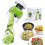 Handheld Spiralizer Vegetable Fruit Slicer 4 In 1 Adjustable Spiral Grater Cutter Salad Tools Zucchini Noodle Spaghetti Maker 1