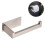 (Silver) Toilet Paper Holder No Punching Stainless Steel 1
