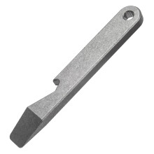 JOTOUCH Titanium Pry Bar, Outdoor Multifunctional Pry Bar EDC Tools,Mini Pry Bar with Crowbar, Bottle Opener, Pocket Clip and Keychain