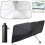 (S) Car Sunshade Windshield Sun Shade, Titanium Silver Cloth Foldable Windshield Sun Shade Umbrella 1