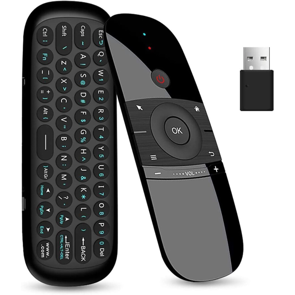 W1 Universal Tv Remote Air Mouse, Wireless Keyboard Fly Mouse 2.4Ghz Connection For Nvidia Shield 820064774538