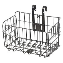 Bike Basket Foldable Stainless Steel for Front Handlebar Cycling Baskets Detachable Ref:rom