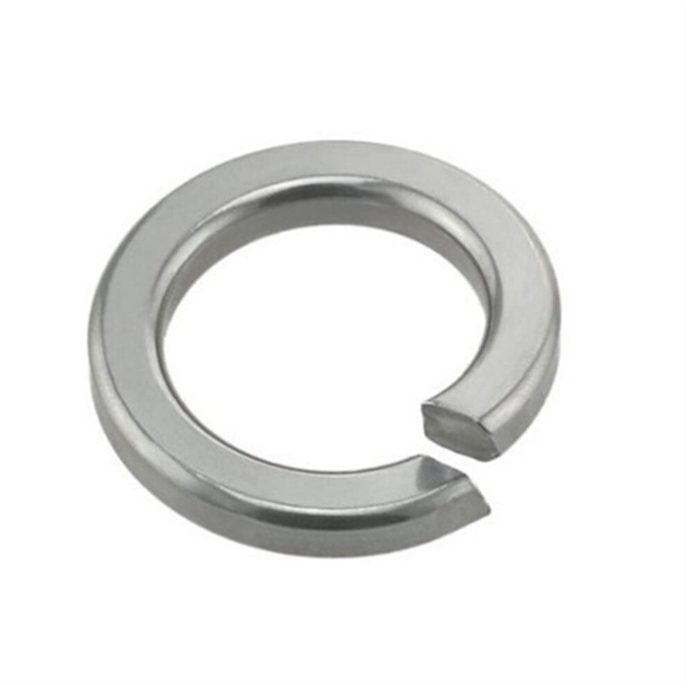 Mdingbao-Washers M10 304 Stainless Steel A2-70 Spring Washer/Gasket Split Lock Washer, 100Pcs, Corrosion And 940534676312