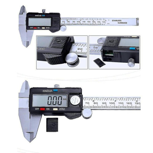 Vernier Metric Digital Caliper with Lcd Display 150mm Stainless Steel Electronic Depth Gauge Measuring Tools 2