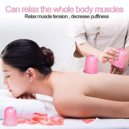 4pcs Silicone Vacuum Cup, Cupping Therapy Set 1