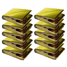 10pcs Outdoor Blanket Ain Foil Blanket 130x210cm