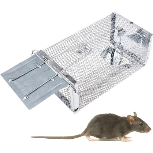 Rat Traps,Automatic Cycle Mouse Trap 1pcs Household Continuous Mousetrap Large Space 2